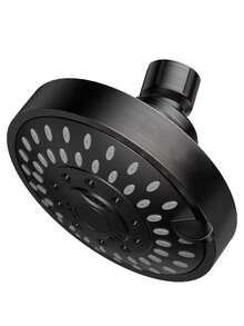 1 pièce Pomme de douche à haute pression de 4 pouces, pomme de douche murale à haut débit avec 5 modes de pulvérisation, conception à haut débit fixe, grande couverture, électrodéposition de haute qualité, installation facile, convient pour les salles de bain de la maison et de l'hôtel, accessoire essentiel pour les salles de bain modernes et élégantes, améliorez votre salle de bain, améliorez l'expérience de douche, cadeau idéal pour Halloween et Noël