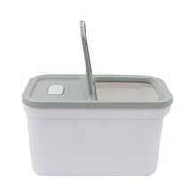 WUPYI2018 Boîtes de rangement pour le riz - Vert et blanc - Voir 9