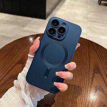Metal Finish Soft Phone Case Compatible With Iphone 17 17 Air 17 Pro 17 Pro Max, Featuring Scratch-Resistant, Shock-Absorbing Full Camera Protection In An Ultra-Thin Design, Compatible With Iphone 13 11 16 Pro Max 15 14 12 16e - Navy Blue - View 8