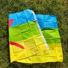 3x5 Ft High Quality Polyester Berber Flag, Moroccan Flag, North African Banner, Amazigh Flag, Home Decor - Multicolor - View 4