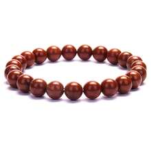 1pc 6mm, 8mm, 10mm Natural Stone Beaded Bracelet, Agate, Sparkling Stone, African Turquoise, Etc. Healing Stone Bracelet, Layerable Boho Style Fashion Jewelry For Women