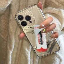 Gothic Punk Style Metal Print Case 17 16 Pro 15 14 Plus 11 12 13 Pro XS X XR 8 Plus Cover