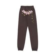 Sp5der Hip-Hop Artist Letter 3D Print Fleece Hoodie & Pants Set For Men & Women - 16淺藍色K - 查看 6