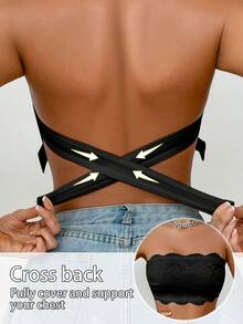 Women's Front Closure Minimalist Fitted Casual Wireless Bra