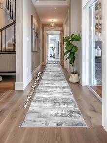 1pc Grey Rugs,Modern Minimalist Style,Runner Rug,850g/M² Washable And Machine Washable,Home Decor, Living Room,Kitchens,Passage, Bedroom, Dining Room, Office, All Seasons