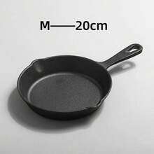 3PCS Cast Iron Saute And Fry Pan Set - Cast Iron Wok Skillet Set Pre-Seasoned Skillets In 6", 8", And 10" Sizes - Durable Cookware For Versatile Cooking Durable Cooking Pans For Camping, Indoor, And Outdoor Cooking - Versatile, Easy To Clean, And Heat Distribution Skillets