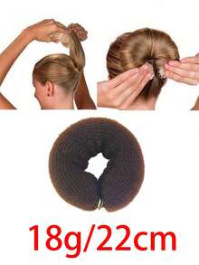 12G/15G/18G/17CM/20CM/22CM, DIY Styrofoam Ring Clasp, Donut Bun Ponytail Stand, Three Colors And Three Specifications You Can Choose Hair Bun Hair Pin Hair Bun Maker Bun Hair Piece Hair Styling Pins, School Stuff