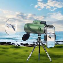 High-Definition Zoom Powerful Monocular Telescope, Portable Long-Range Binoculars Suitable For Hunting, Hiking, Camping, Birdwatching And Fishing, An Ideal Gift For Friends And Family