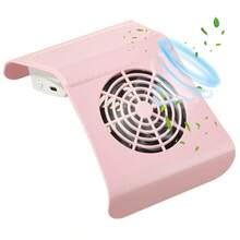 Colector de polvo de uñas con 2 bolsas de filtro, ventilador de vacío compacto, colector de polvo adecuado para principiantes, mini colector de polvo para uñas y herramienta de pedicura para uso doméstico con esmalte de uñas acrílico, regalo de Navidad y regalo del Día de San Valentín