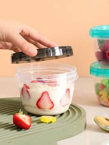 1 Stück Kühlschrankbox mit Frischhaltefunktion, multifunktionale versiegelte Lebensmittelaufbewahrungsbox, versiegelte Box, Aufbewahrungsbox für trockene Obst- und Gemüsesnacks