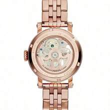 Fossil Women's Mechanical Stainless Steel Three-Hand Watch Stainless Steel Case/Glass ME3065/ME3067 - Rose Gold - View 4