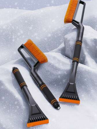 1PC Ice Scraper, Car Snow Shovel, Car Scraper Ice, Snow Brush & Ice Scraper, Detachable TelescopicSnow Brush, Winter SnowScraping And Defrosting For Cars, Trucks, Suvs, Car Accessories, Winter Supplies, Christmas Gifts