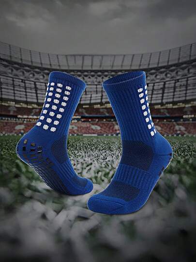 1/3/5 Double Adult Men's Mid-Calf Glued Football Socks With Anti Towel Bottom And Thickened Special Socks For Training, Suitable For Home Decoration, Car Decoration, Office Desk Decoration, Dining Table Decoration, Teacher's Day Gifts, Birthday Gifts, Mother's Day Gifts, Thanksgiving Gifts, Artificial Flowers, Home Decoration