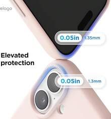 elago Funda Magnética de Silicona para iPhone 17 Pro MAX 6,9'' - Compatible con MagSafe, Silicona Líquida Premium, Funda Protectora, Antigolpes, Perfil Delgado (Azul Cielo) - Rosa Palo - Ver 2