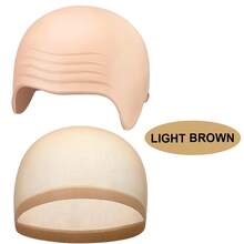 2 Chiếc Mũ Trùm Đầu Bằng Cao Su Latex Trang Điểm Hóa Trang Cho Người Hói Đầu Halloween - 2 cái - Xem 14