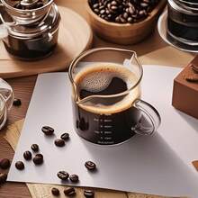 75ml Concentrated Coffee Cup With Handle & Double Spout, Transparent Glass Measuring Cup, Suitable For Making Coffee, Desserts, Salad Dressings - Multicolor - View 6