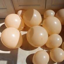 Nude Balloons, Different Sizes (5/10/12/18 Inch), Bohemian Beige Apricot Latex Balloon Arch Set, Suitable For Party Decorations, Gender Reveal Party, Graduation Ceremony, Wedding Anniversary, Bridal Shower And Other Party Supplies - Nude - View 8
