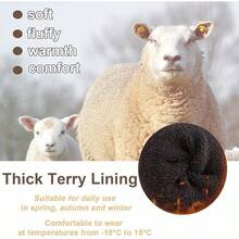 Calcetines Térmicos para Mujer Y Hombre, Calcetines Invierno 5 Pares Cómodo y Transpirable Calcetines de Lana Regalos Para Navidad Senderismo Running Esquiar Deportes - 1 - Ver 7