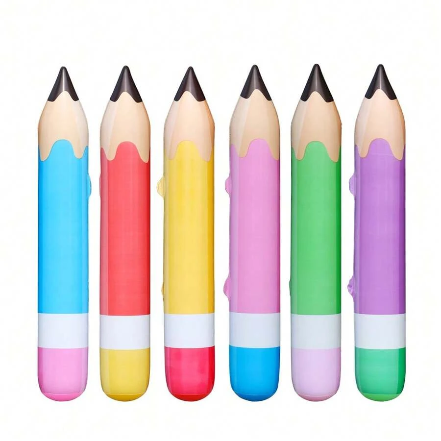 Crayon gonflable, jeux et loisirs de plein air, jeux de jardin/pelouse, fabriqué en PVC - Multicolore - Voir 1