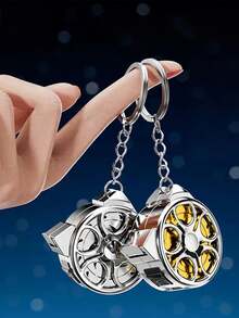 1 件/多色可伸缩迷你卷尺带钥匙扣 - 不锈钢防锈空心小尺子，耐用、防水、防潮，便携式工具，方便放在口袋中，适合礼物、学校活动和日常使用，紧凑的设计，易于阅读的标记，可伸缩卷尺