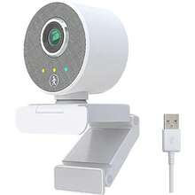VENTDEPOT Cámara Web AutoTracking AutoFocus, MXWEH-001, Full HD, USB, AutoTracking, AutoFocus, 1920x1080px, 2MP, Plástico, Blanco. - Blanco - Ver 6