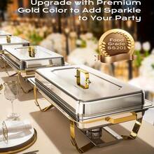 1-2-4 Pcs Set Thick Stainless Steel Buffet Chafing Dish, Hotel Warming Stove, Round Silver Alcohol Burner Food Warmer For Restaurant - Round Stove - View 6