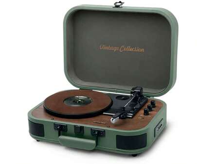 Muse mt-207pgr black / tocadiscos con altavoces