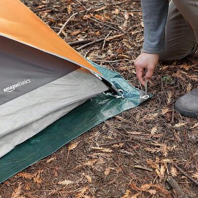 Lona Impermeable para Acampar, Verde Oscuro