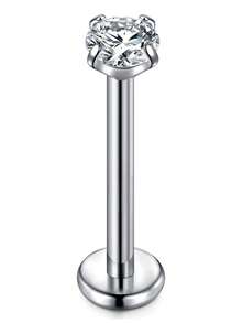 G23 Titan Lippen Stecker Knorpel Ohrstecker Hypoallergen Helix Tragus Conch Labret Ringe Medusa Monroe Piercing Schmuck für Frauen Männer 6/8mm