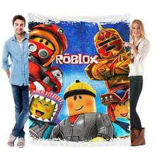 1pc Game Cartoon Print Flannel Blanket, Soft Polyester Fiber Blanket, Suitable For All Seasons, Comfortable Bed Sheets, Sofas, Camping, Travel, Office Essentials, Perfect Holiday Gifts, Couple Gifts, Multiple Sizes To Choose From, Pet Friendly Home Decoration, Party Decoration, Lightweight And Durable Design, Modern Style, Pet Owner's Choice - 彩色 - 查看 1