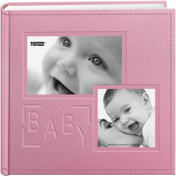 Baby Collage Frame Cover Photo Album Pink