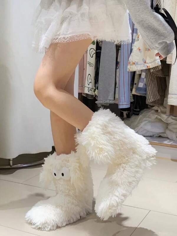 1 Paar dicke, flauschige, süße Monster Bodensocken für Herbst/Winter, extra lange Fleece Hausschuhe, Schlafsocken mit rutschfester Unterseite, unisex Lustige Weihnachtssocken, hervorragendes Urlaubsgeschenk