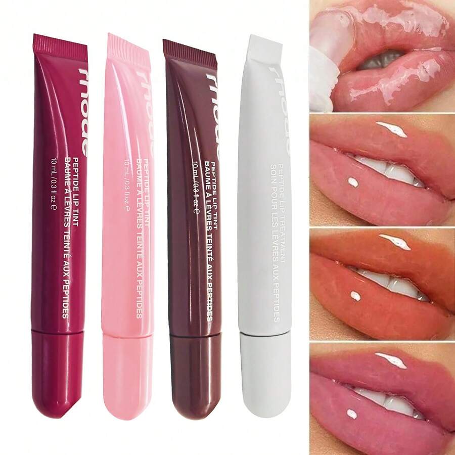 أحمر شفاه مرطب عالي اللمعان يرطب الشفاه، يقلل من خطوط الشفاه، ويعيد الرطوبة على الفور، بلسم شفاه نباتي طبيعي لرطوبة فورية، مكونات نباتية، يهدئ ويلين الشفاه الجافة والمتشققة. هدية عيد ميلاد أو عيد الميلاد مثالية، أو أساسي للحفلات