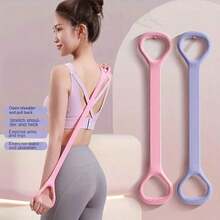 Elastic Resistance Bands For Yoga - Non-Slip Silicone Resistance Bands Suitable For Pilates, Physical Therapy And Home Gym - Multicolor - View 2
