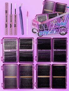 CMAYOME 假睫毛和粘合剂套装