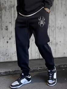 男士抽绳运动裤，薄款松紧腰运动裤，透气时尚