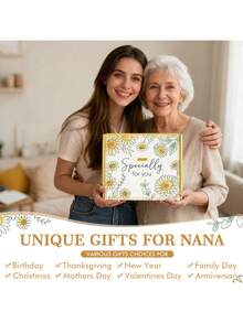 Best Grandma Birthday Gifts For Nana From Granddaughter Grandchildren Grandkids, Unique Nana Easter Gifts For Grandma Mother's Day Gift Basket For Grandmother Grammy, New Granny Gift Set With 20oz Insulated Tumbler - N.ana - 查看 7