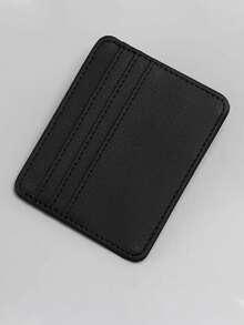 Ultra-Thin Minimalist Wallet, Front Pocket Wallet, RFID Blocking, Unisex Credit Card Holder, Large Capacity Card Slots, Small Card Slots, Multi-Card Slots Card Holder, Ladies Mini Leather PU Card Case, Card Wallet, Card Wallet, Large Capacity Card Slots, Small Card Wallet, Multi-Card Slots Card Wallet - Multicolor - View 10