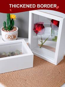 1 件干花展示架，经典桌面收纳盒，适用于客厅、卧室、办公桌装饰，贝壳、干花、叶子标本储存和艺术展示，是送给朋友、家人和爱人的创意礼物 - 彩色 - 查看 9