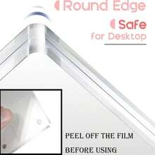 Vowcarol Photo Booth Frame 2x6 Picture Frame, Clear Acrylic Frame, Strong Magnetic 2x6 Acrylic Picture Frames, Free Standing Desktop Display- 1 Pack - 白色 - 查看 2