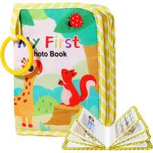 My First Photo Album, 17 6x4 Photos Baby My First Photo Book - Baby Memory Book, Cloth Photo Album Keepsake, Soft Fabric - 1 - View 7