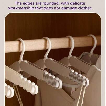 Foldable Travel Clothes Hanger, Portable Multifunctional Clothes Drying Rack For Travel, Underwear, Socks, Clothing, Home Use