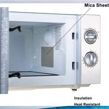 2Set (10pcs/Set) Universal Microwave Oven Mica Plate Mica Wave Guide Cover Waveguide Cover UK - Silver - View 8