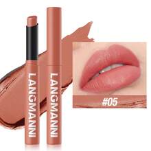 12 Colors Matte Twist-Up Lipstick, Velvety Texture Long-Lasting Pigmented, Suitable For Halloween, Christmas, Party And Gathering - 彩色 - 查看 18