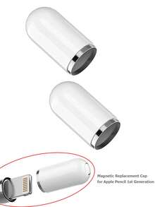 FCV Funda compatible con Apple Pencil de 1.ª generación (seleccione uno o dos) Adaptador magnético superior Accesorios de tapas de 1.ª generación Accesorio de reemplazo de lápiz stylus compatible con iPad 6 7 8 9 10.ª, iPad Pro de 12.9 pulgadas 1 10.ª, 10.5 pulgadas