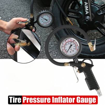Oil Immersion Car Tire Pressure Gauge For Motorcycle Truck Bike Digital Display Testing Meter