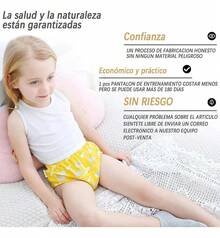 Pañales Ecológicos De Tela Para Bebé 6 Pañales 100% Algodón - L - Ver 2