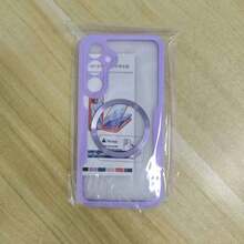 Hadaasi 1个紫色磁吸保护壳，内置屏幕保护膜，[兼容无线充电] 360°全方位防震手机壳 [亲肤材质，防滑设计] 防刮手机壳，兼容 17 Pro/17 Pro Max/Apple Air/17和Galaxy S25 Ultra - 紫色 - 查看 29