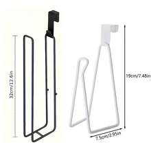 Giá đựng giấy vệ sinh không cần khoan, giá treo khăn/giấy vệ sinh bằng sắt mỹ thuật, móc treo khăn, không cần khoan lỗ trên tường, thích hợp để lưu trữ trong nhà bếp và phòng tắm, phụ kiện phòng tắm, vật dụng thiết yếu cho mùa tựu trường. - Nhiều màu - Xem 11