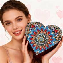 LaoJieYuan 2026 New Style Crystal Rhinestone Diamond Art Jewelry Case Rhinestone Rings Necklace Bracelet Organizer Diamond Mosaic Embroidery DIY Kits Wood Crystal Rhinestone Diamond Art Jewelry Case Rhinestone Rings Necklace Bracelet Organizer Diamond Mosaic Embroidery DIY Kits